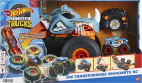 Mattel Hot Wheels RC Monster Trucks Transformujúce sa Rhinomite