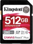 Kingston Canvas React PLUS V60 512GB UHS-II V60 U3