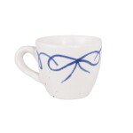 Strömshaga Kameninový hrnček na espresso Viola Bow Blue