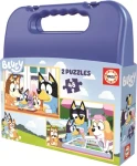 Educa Puzzle v kufríku Bluey 2v1
