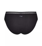 Dámske nohavičky GO Ribbed R Tai C2P - BLACK - black 0004 - SLOGGI BLACK M