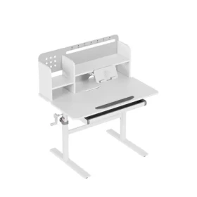 Mark Adler Study 5.0 šedá / Detský nastaviteľný písací stôl / pre deti od 110 do 160 cm (MA-STUDY 5.0 GREY)