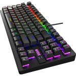 Marvo KG901 (CZ) čierna / mechanická klávesnica / USB / RGB / CZamp;SK layout / Jixian Blue / 87 kláves / 1.6m (KG901 CZ/SK)