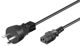 MicroConnect Power Cord DK EDB - C13 5m čierna / dánska koncovka (PE120450)