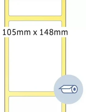 Herma Etikety v rolke 105x148,5 mm / Etikety / papier matný / biela / 1000 ks (4095)
