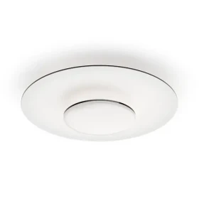Philips Garnet 40W čierna / LED stropné svietidlo / 4400LM / 4000K / IP20 / stmievateľné (8720169195318)