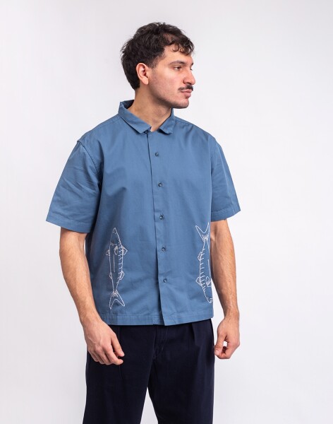 Service Works Mackerel Shirt SLATE M