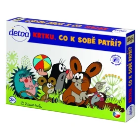 Detoa Didaktická hra Krtko čo k sebe patrí