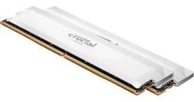 CRUCIAL Pro OC 32GB (2x16GB) biela / Operačná pamäť / DDR5 6000MHz / CL36 / UDIMM / 1.35V / XMP 3.0 / EXPO (CP2K16G60C36U5W)