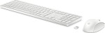 HP 655 - Tastatur-und-Maus-Set - kabellos - 2.4 GHz - QWERTZ - Deutsch - weiss