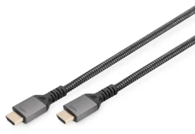 Digitus HDMI 2.1 / Kábel / 3 m / pozlátené konektory / hliníkové puzdro / podpora 8K/60Hz (DB-330200-030-S)