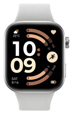 XIAOMI Redmi Watch 6 Silver Gray / Chytré hodinky / 47 mm / AMOLED 2,07 "/ GPS / Bluetooth 5.4 / 5 ATM (68711)