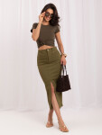 Tričko B 013.11P khaki L