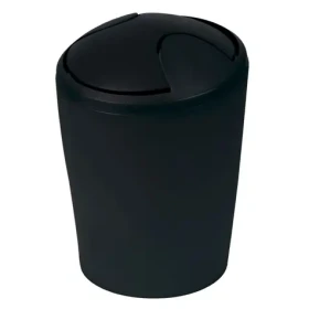 Spirella MOVE výklopný odpadkový kôš 2 L čierny / plast (7610583149541)