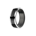 CUBE1 SMART Ring veľ. 8 (18.4mm) čierna / Chytrý prsteň / Bluetooth 5.1 / 5ATM