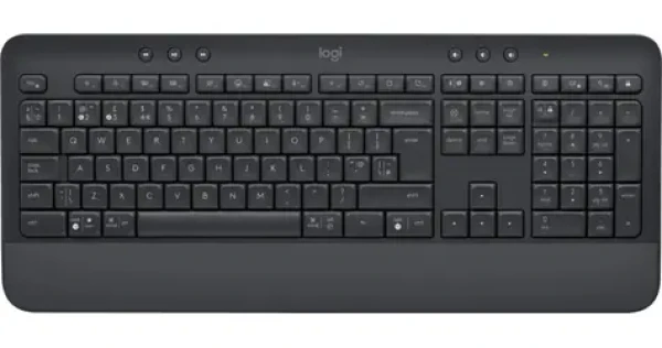 Logitech Signature K650 Graphite / Bezdrôtová klávesnica / BT / 2,4 GHz / UK Layout (920-010918)