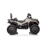 Mamido Detská elektrická štvorkolka Can-Am Outlander ATV 4x200W sivá