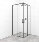Sprchovací kút štvorec 80x80 cm SAT TEX BB SATTEXQBB80CT SATTEXQBB80CT