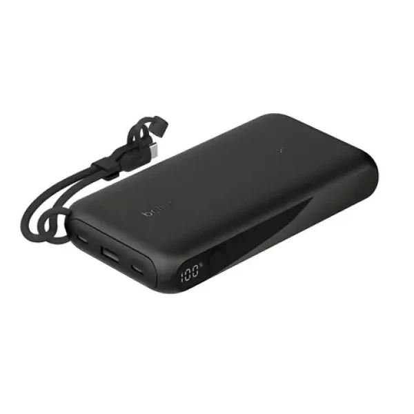 Belkin BOOST CHARGE 20000 mAh čierna / Powerbanka / 20W PD / USB-C / s displejom (BPB028hqBK)