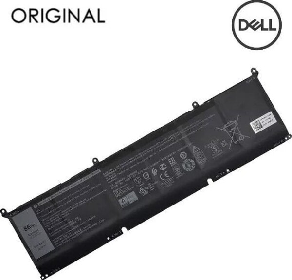 Dell Nešiojamo kompiuterio baterija DELL 69KF2, 86Wh, Original
