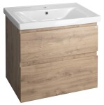 AQUALINE - SAVA 70 keramické umývadlo nábytkové 70x46cm, biela 2070