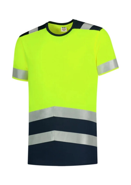Tričko High Vis Bicolor Tričko unisex fluorescenčná žltá M