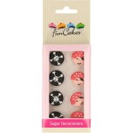 Čokoládové ozdoby piráti 8 ks - FunCakes - FunCakes