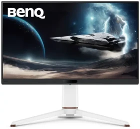27" BenQ Mobiuz LED EX271U biela / 3840x2160 / IPS / 1ms / 1200:1 / 400cd-m2 / HDMI + DP + USB-C / VESA (9H.LN2LB.QBE)