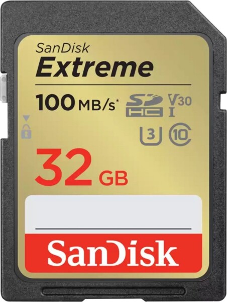 SanDisk Extreme SDHC 32 GB + 32 GB Class 10 UHS-I/U3 V30 (SDSDXVT-032G-GNCI2)