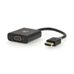 Nedis adaptér HDMI (M) - VGA/USB Micro-B/3,5mm zásuvka antracit / Adaptér / Pozlátené konektory / Priamy (CCBW34900AT02)