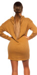 Sexy KouCla XXL knit minidress with hoodie Einheitsgroesse