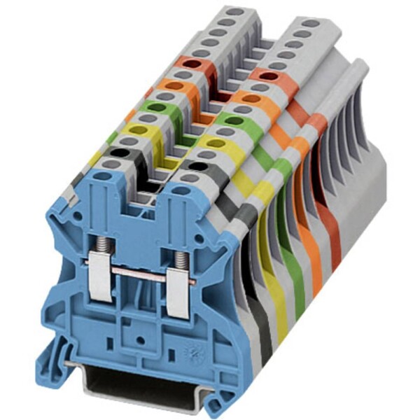 Siemens 8WH10000AF02 radová svorka skrutkovací červená 50 ks; 8WH10000AF02