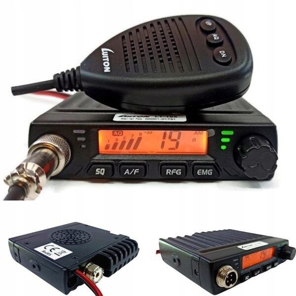 Luiton CB Radio LUITON LT-198 Mini ASQ 12V/24V z wtykiem do zapalniczki AM FM