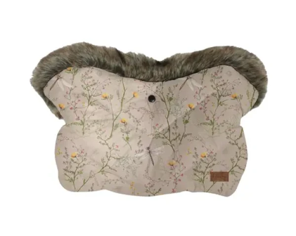 KikkaBoo Rukavice na kočík Luxury Secret Garden Beige (31108040156KB)