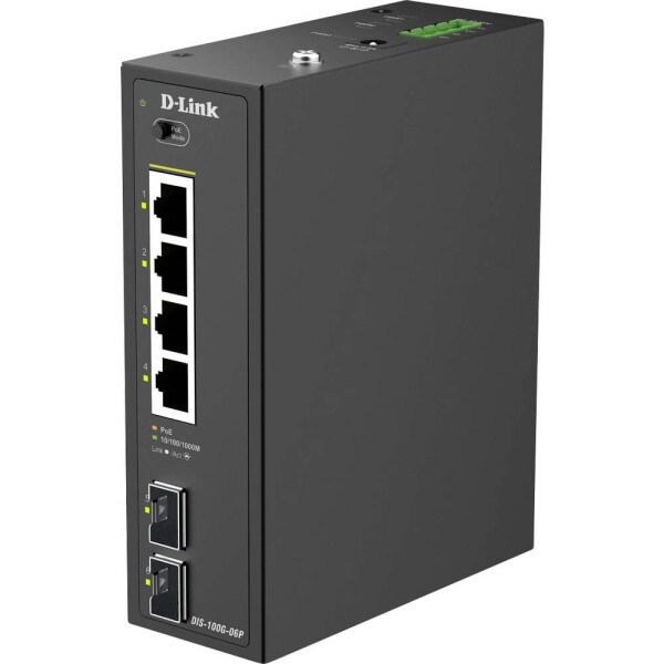 D-Link DIS-100G-06P sieťový switch 12 GBit/s; DIS-100G-06P