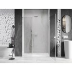 MEXEN/S - Lunar-B L sprchové dvere krídlové pravé 150, transparent, biela 832SL-150-050-20-00-P