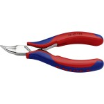 Knipex 35 42 115 SB pre elektroniku a jemnú mechaniku ploché ihlové kliešte 45 ° zahnuté 115 mm; 35 42 115 SB