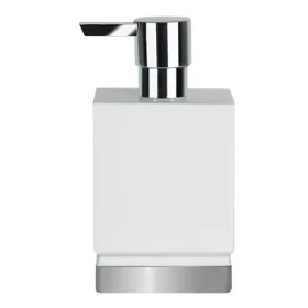 Spirella ROMA dávkovač mydla biely porcelán / strieborný podstavec / 300 ml (7610583179692)