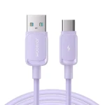 Joyroom S-AC027A14 Nabíjací kábel USB-A (M) - USB-C (M) 3A 1.2m fialová (S-AC027A14 1.2m-Purp)