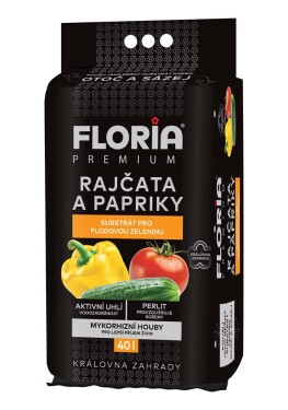 AGRO FLORIA PREMIUM Substrát pre paradajky a papriky (Otoč a saď) 40 l
