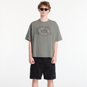 Tričko C.P. Company 20/1 Jersey Short Sleeve Boxy Logo T-Shirt Gunmetal L