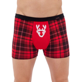 Pánske boxerky 007/76 Red nose 2 - CORNETTE Červená XL