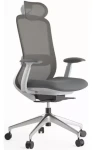 Mercury BESSEL kancelárska stolička svetlo šedá / 118-133cm / látka sieťovina / 120 kg (1053401)