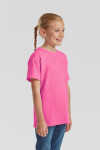 Fruit of the Loom Kids Valueweight T Detské tričko 16.1033 svetloružové light pink 128