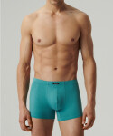 Boxerky Atlantic 5SMH-002 A'5 M-2XL modro-grafitově-černá M
