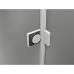 MEXEN/S - Lunar T sprchovací kút dvere krídlové pravá 135 x 90, transparent, biela 834T-135-090-20-00-P