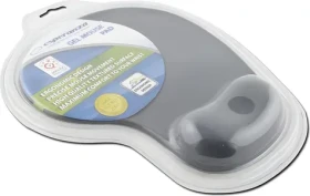 Esperanza EA137Y sivá / Gélová podložka pod myš / 230 x 190 x 20 mm / blister (EA137Y - 5901299908327)