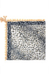 Art Of Polo 23409 Sling s divokými strapcami ecru 110x110 cm