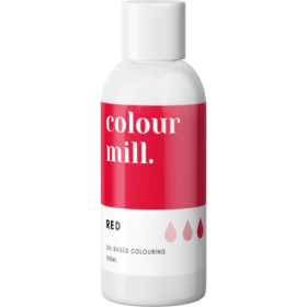 Olejová farba 100 ml vysoko koncentrovaná červená - colour mill - colour mill