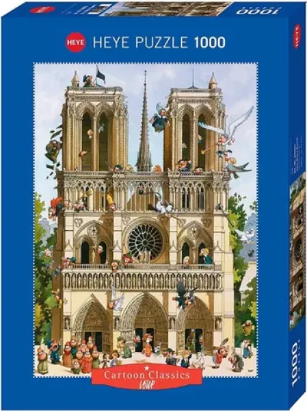 HEYE Puzzle Cartoon Classics: Nech žije Notre Dame